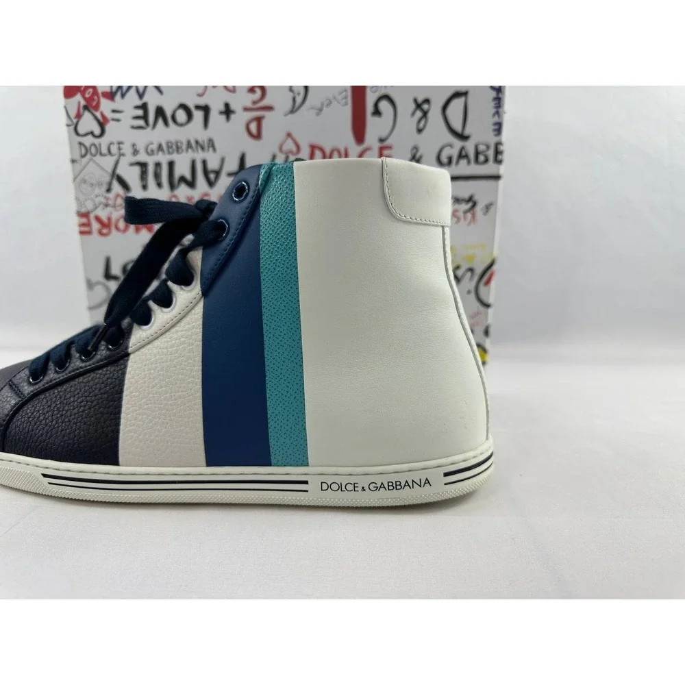 Dolce & Gabbana Saint Tropex High Sneakers Men's Size 10.5